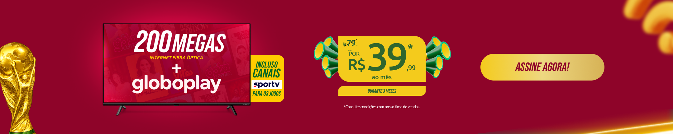 Oferta Globoplay + Sportv
